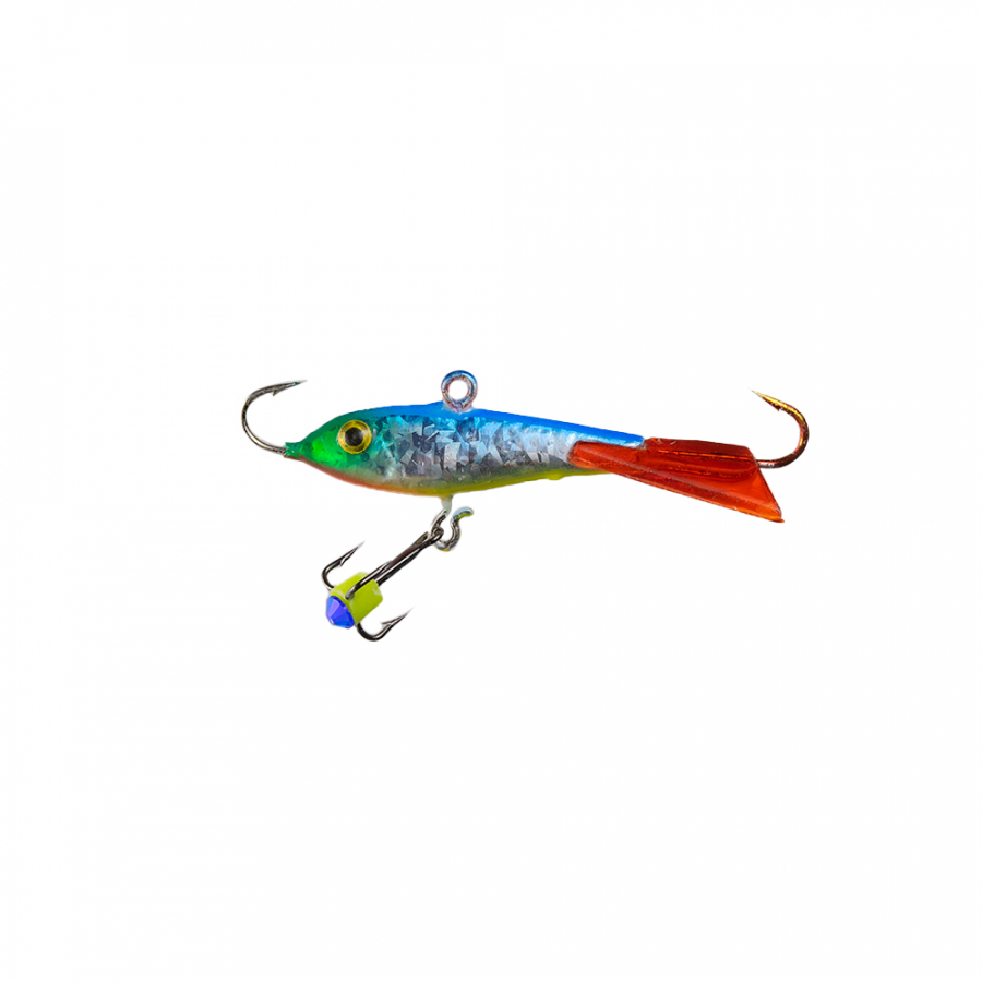 Балансир SAMURAI BELLY/Пузан HOLOGRAM (10 гр., 35 мм, кр. Mustad, тройник со стразом, цвет G12, 1шт)