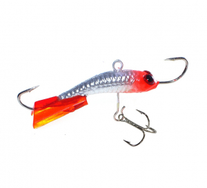 Балансир SAMURAI ICE SHARK/ Малек (6 гр., 35 мм, кр. Mustad, с тройником, цвет №02, 1 шт)