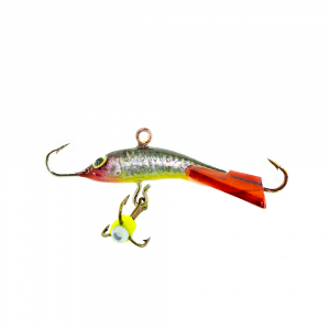Балансир SAMURAI ICE SHARK/Малек HOLOGRAM (6 гр., 35мм, кр. Mustad, тр. со стразом, цвет G04, 1шт)