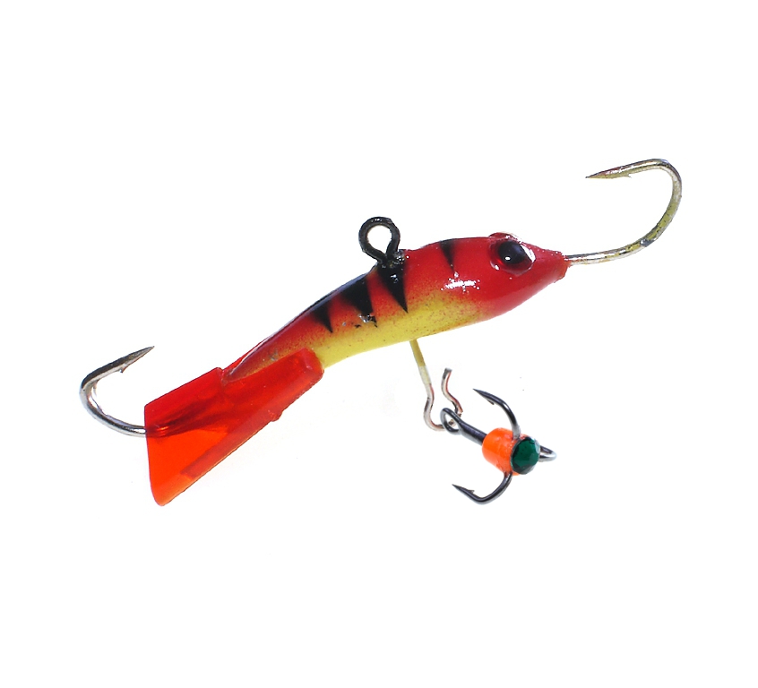 Балансир SAMURAI RAINBOW/ Радуга (7 гр., 35 мм, кр. Mustad, тройник со стразом, цвет №17, 1 шт)