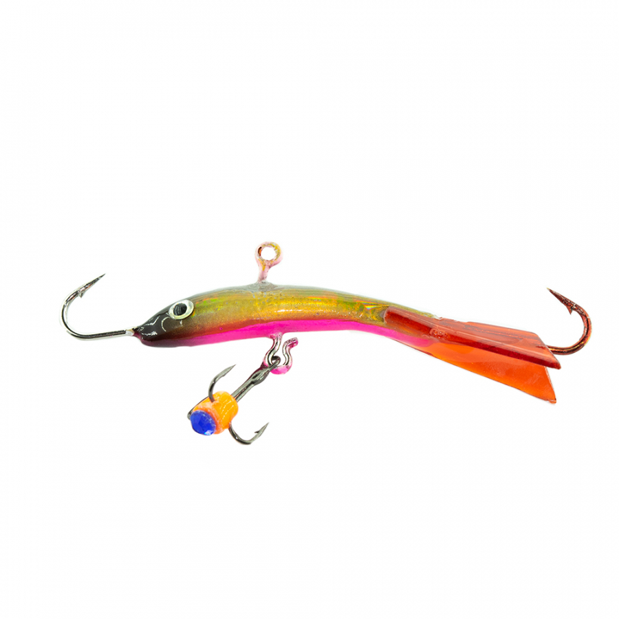 Балансир SAMURAI RAINBOW/Радуга HOLOGRAM (13 гр., 50мм, кр. Mustad, тр. со стразом, цвет G17, 1шт)