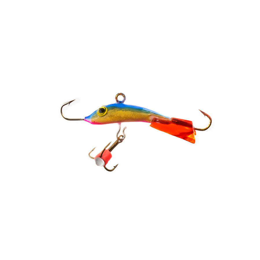 Балансир SAMURAI RAINBOW/Радуга HOLOGRAM (7 гр., 35 мм, кр. Mustad, тр. со стразом, цвет G19, 1шт)