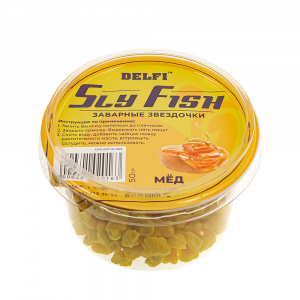 Заварные звездочки DELFI Sly Fish, аром. Мед цвет желтый 50г.