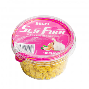 Заварные звездочки DELFI Sly Fish, аром. Чеснок цвет желтый 50г.