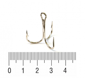 Крючок тройной 35648 NI №02 (50шт) Mustad