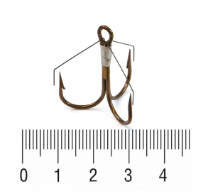 Крючок тройной незацепляйка №1 (5шт) Mustad
