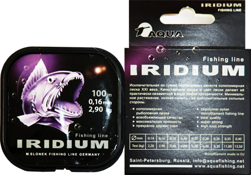 Леска (Aqua)  Iridium 100m 035 (6шт)