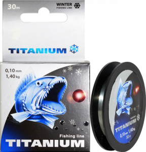 Леска Aqua ТITANIUM зим 0,25мм 30м  (уп. 8шт.)