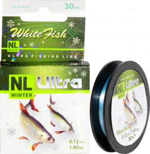 Леска NL Ultra white fish зим. (Белая рыба) 30м 022 (уп. 8шт.)