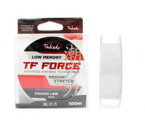 Леска монофильная Takedo TF Force (100 м, прозр., 0,17 мм, 2,97 кг)