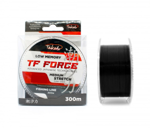 Леска монофильная Takedo TF Force (300 м, черн., 0,22 мм, 4,6 кг)
