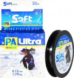 Леска РА ULTRA SOFT 30m 0.10mm зимняя (8шт)