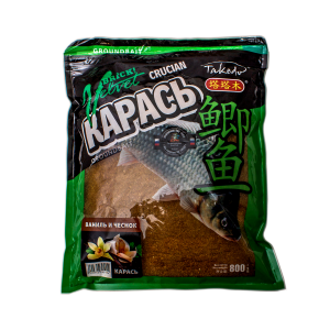 Прикормка BRICK Velvet (Карась) ваниль и чеснок, Takedo 0,8кг (10 шт)