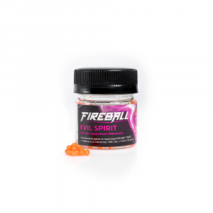 Приманка съедобная Takedo Fireball Evil spirit цвет оран. креветка 3 мм 70 шт