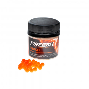 Приманка съедобная Takedo Fireball Perch цвет крас. креветка 5 мм 70 шт