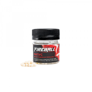 Приманка съедобная Takedo Fireball Рипус цвет бел. рыба 3 мм 70 шт