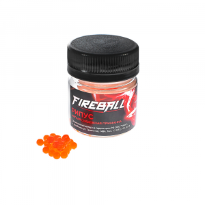 Приманка съедобная Takedo Fireball Рипус цвет крас. рыба 4 мм 70 шт